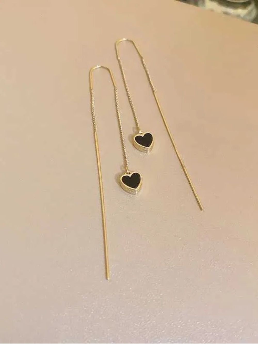 Threader Heart Earrings N2145